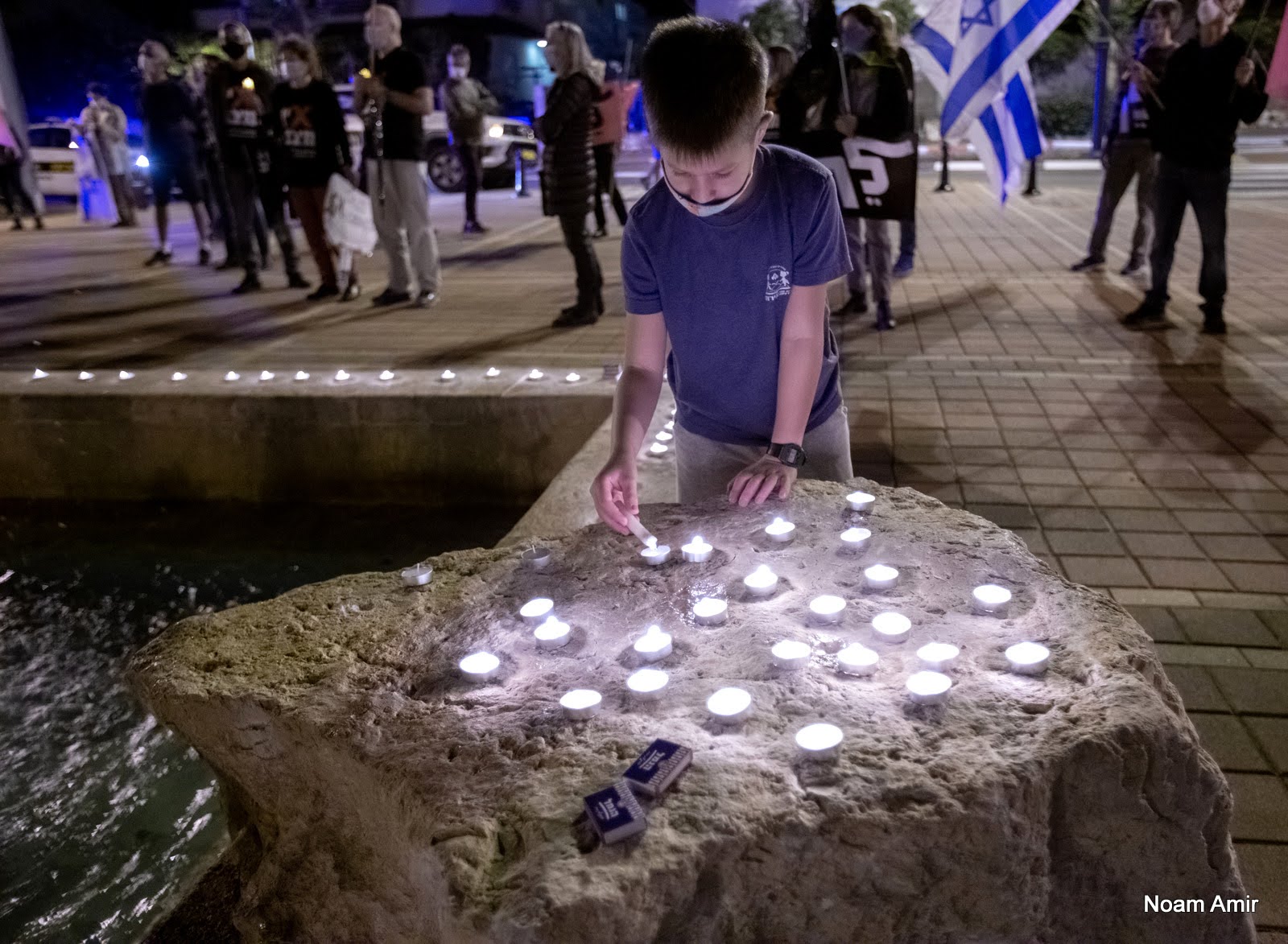 הדלקת נרות בטקס הזיכרון ליצחק רבין במלאת 25 להרצחו 05.11.20 צילום נעם אמיר